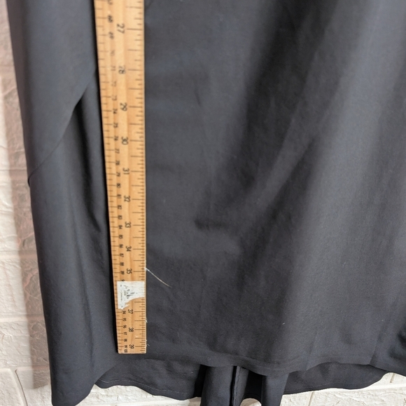 204.indygena Black Asymmetrical Sleeveless Dress - Picture 6 of 8